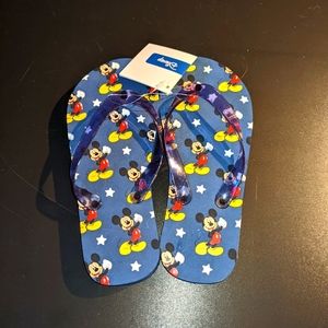 The Disney Store Mickey Mouse Flip Flops Sandals